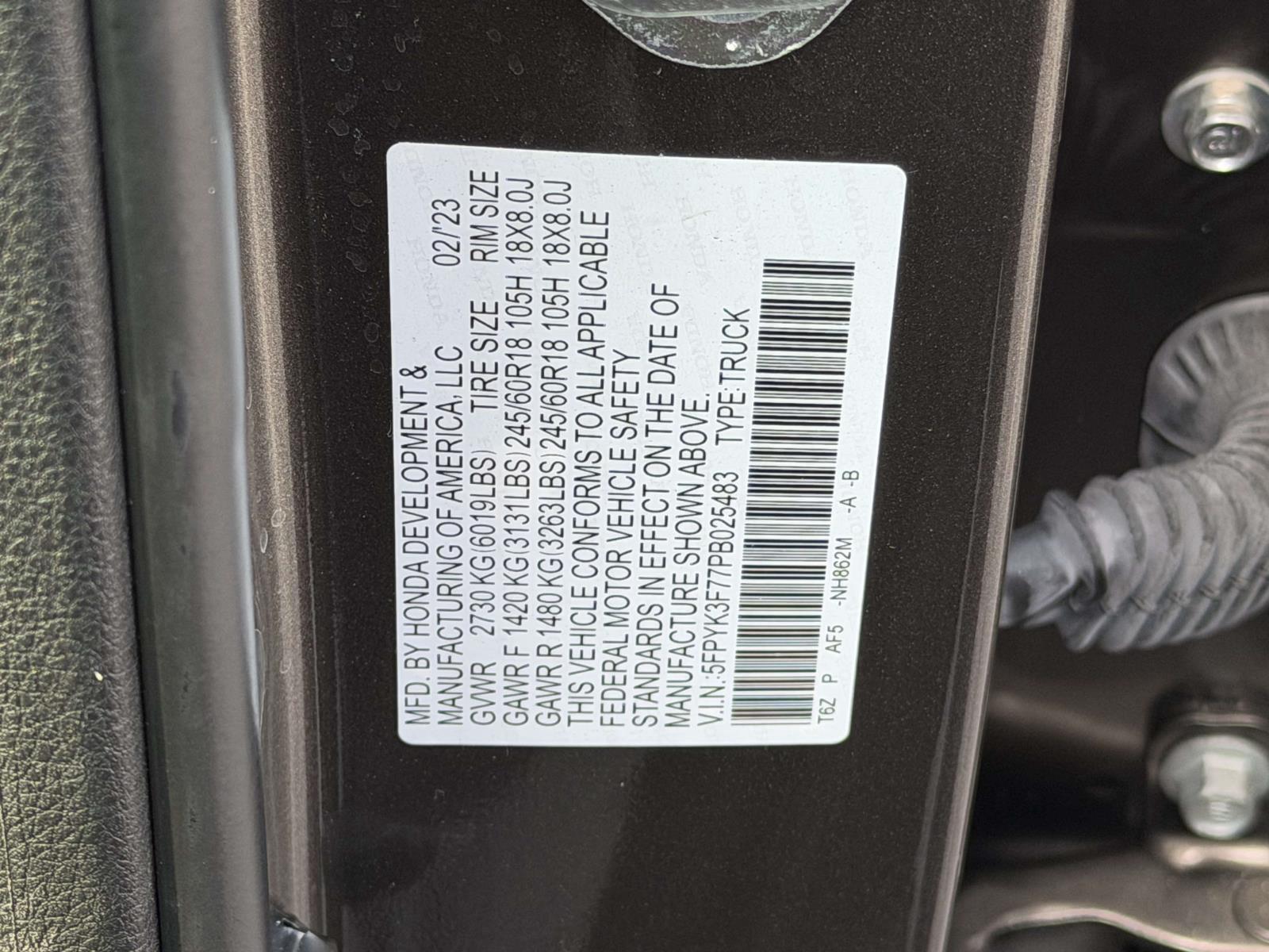 Used 2023 Honda Ridgeline Truck