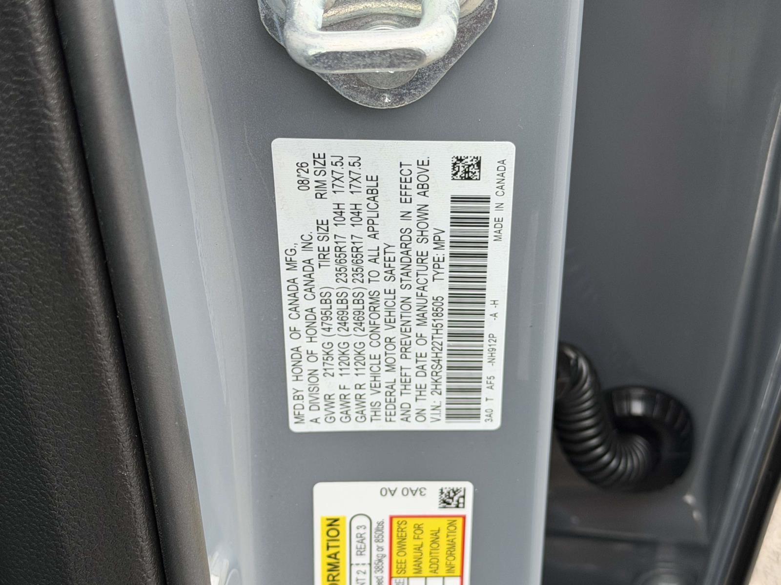 New 2026 Honda CR-V SUV