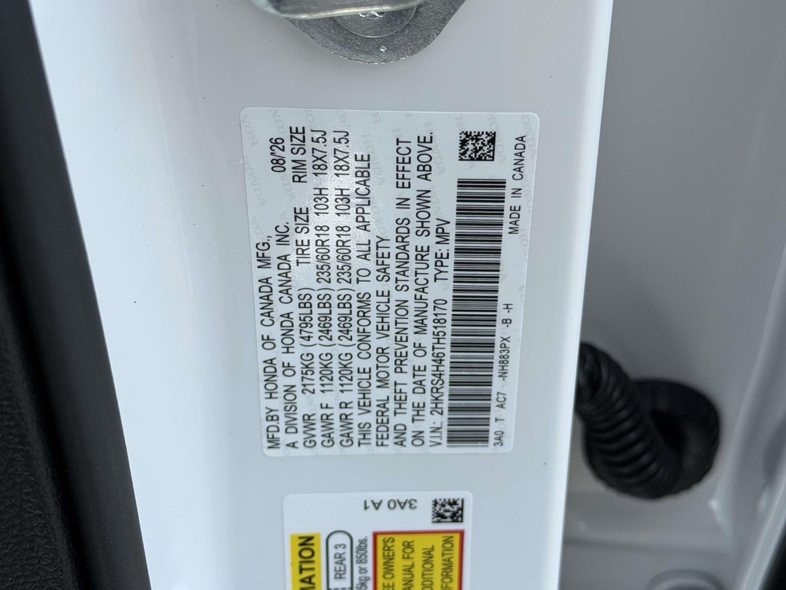 New 2026 Honda CR-V SUV