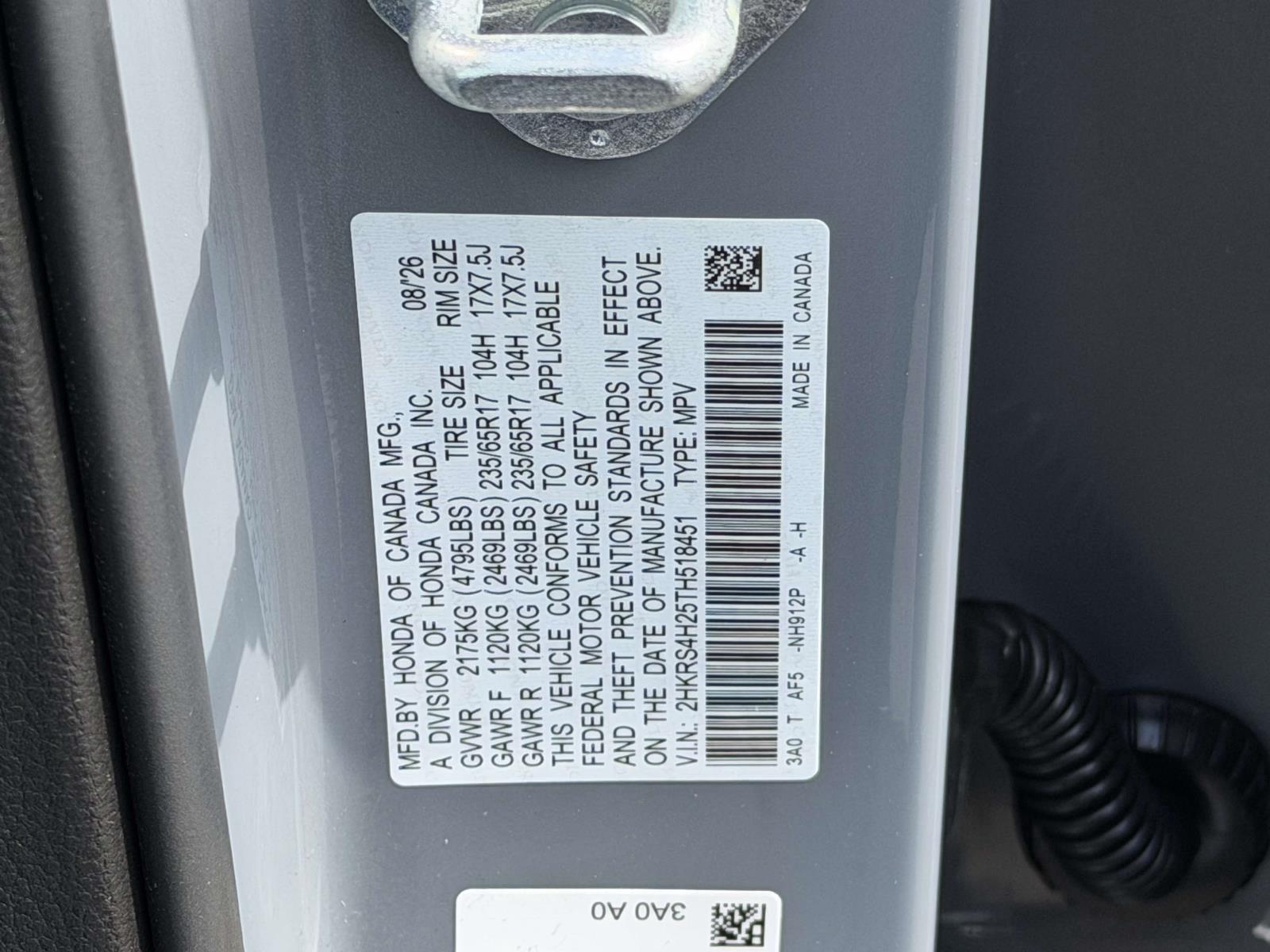 New 2026 Honda CR-V SUV