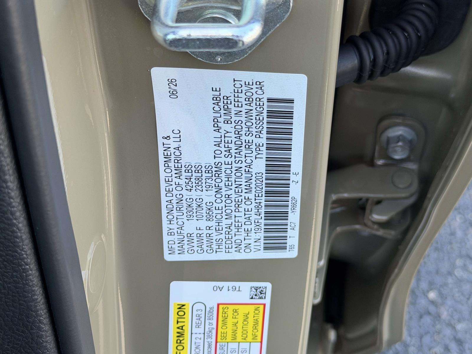 Used 2026 Honda Civic Hatchback Hybrid Hatchback
