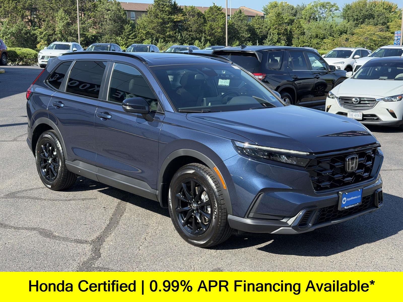 Canyon River Blue Metallic 2026 Honda CR-V Hybrid SUV / Crossover All-Wheel Drive Continuously Variable Transmission