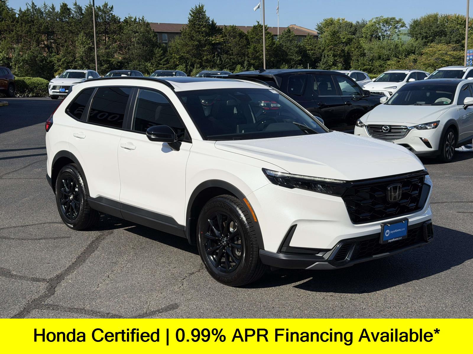 Platinum White Pearl 2026 Honda CR-V Hybrid SUV / Crossover All-Wheel Drive Continuously Variable Transmission