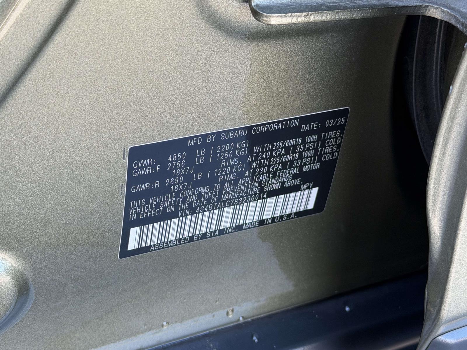 Used 2025 Subaru Outback SUV