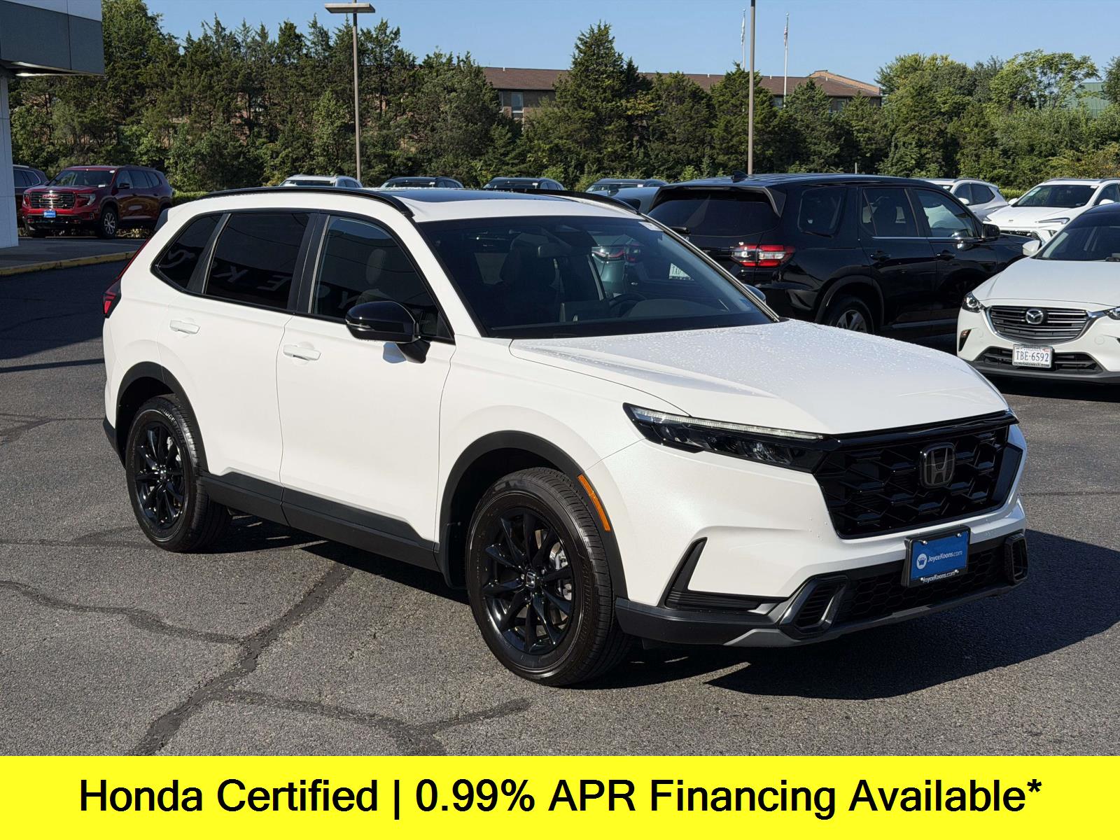 Platinum White Pearl 2026 Honda CR-V Hybrid SUV / Crossover All-Wheel Drive Continuously Variable Transmission