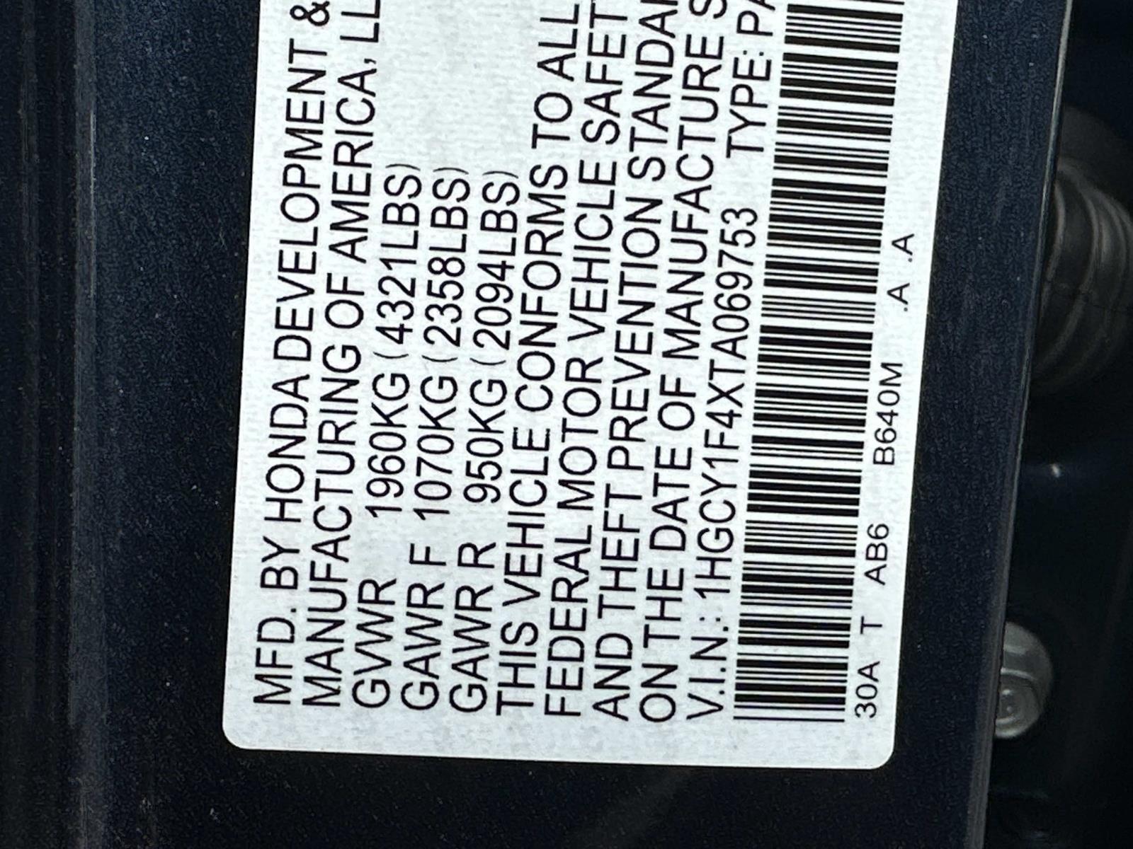 New 2026 Honda Accord Sedan Sedan