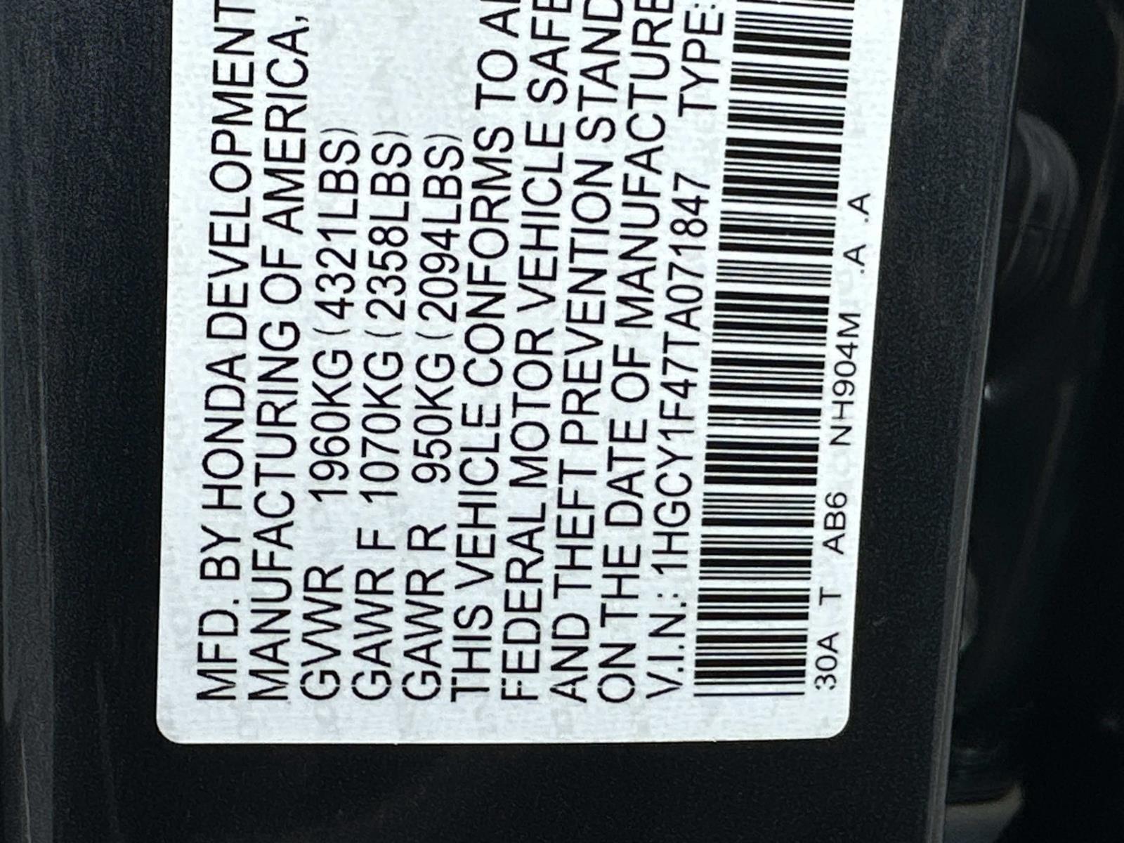 New 2026 Honda Accord Sedan Sedan
