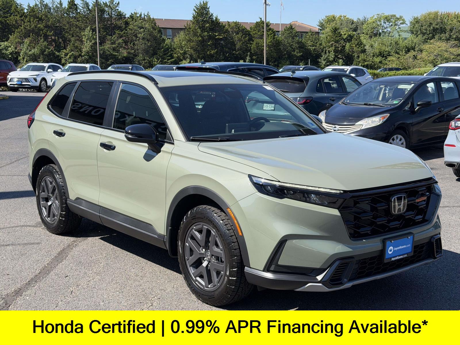 ASH GREEN METALLIC 2026 Honda CR-V Hybrid SUV / Crossover All-Wheel Drive Continuously Variable Transmission