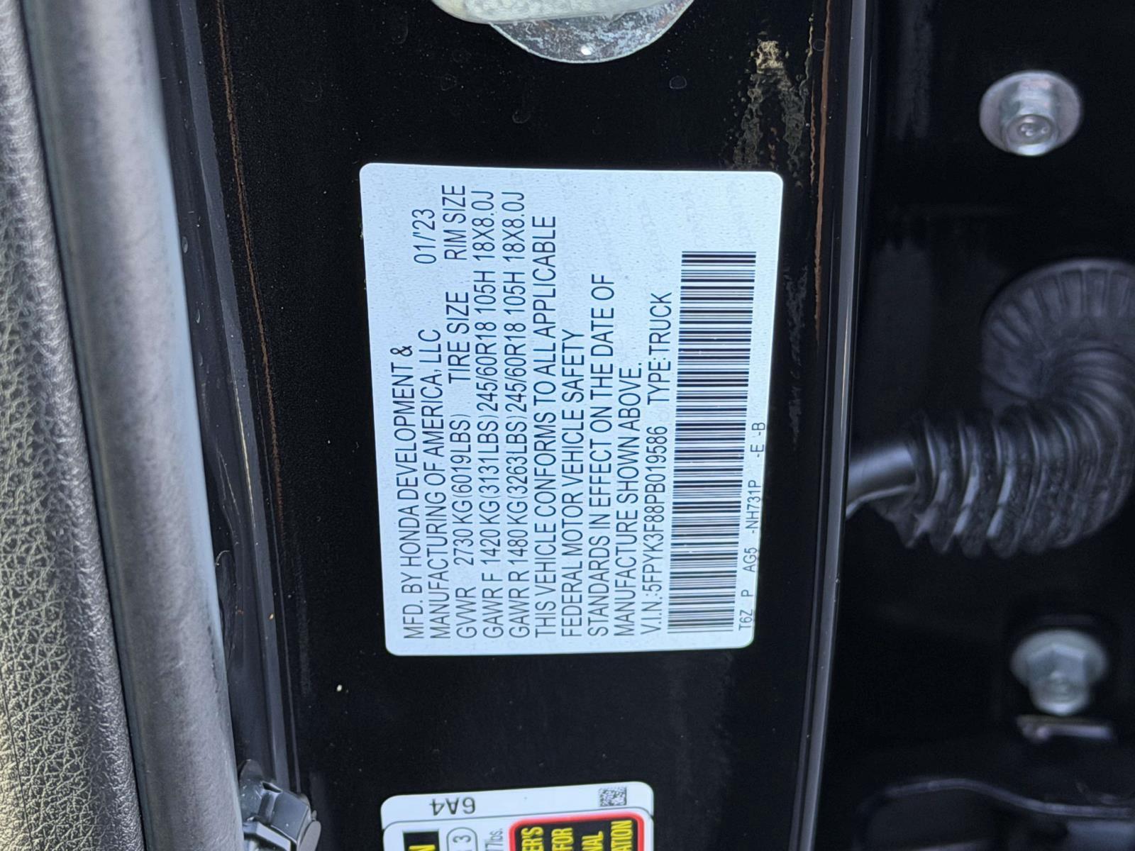 2023 Honda Ridgeline Black Edition - Photo 21