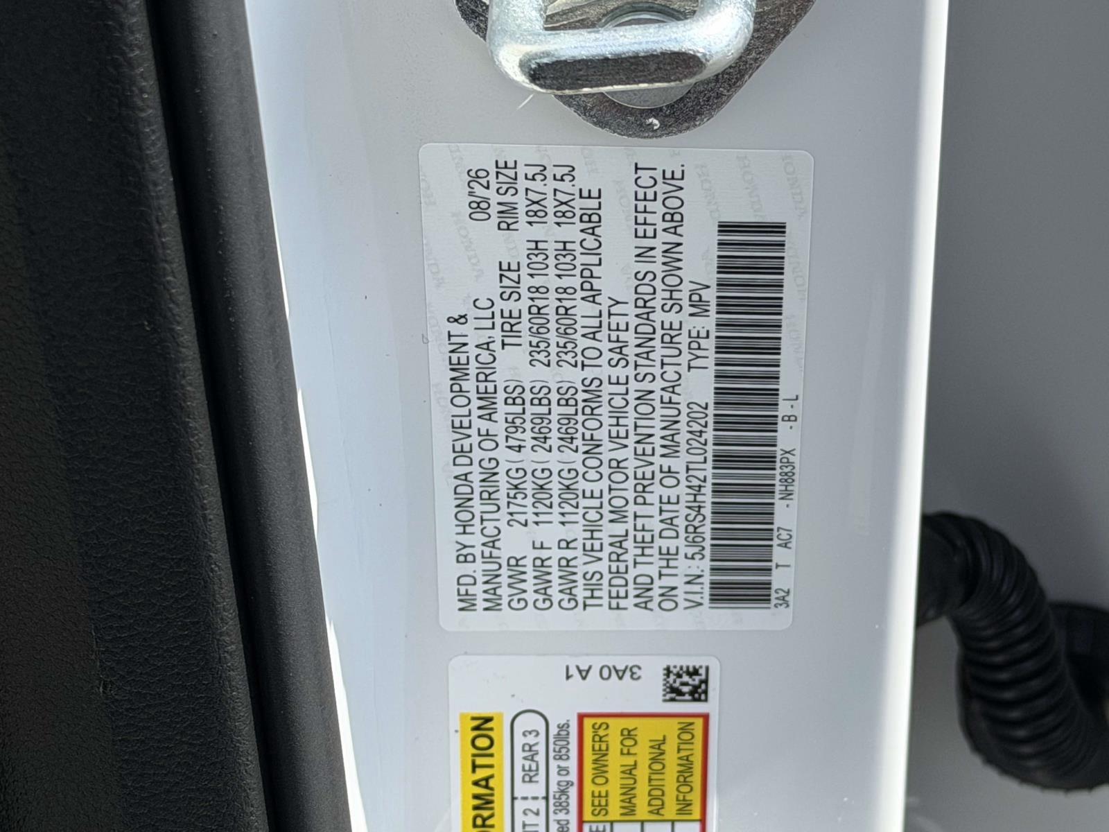 New 2026 Honda CR-V SUV