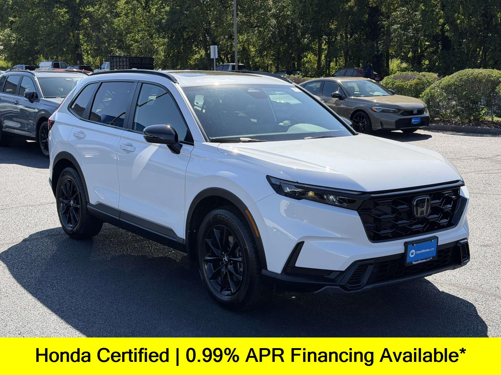 Platinum White Pearl 2026 Honda CR-V Hybrid SUV / Crossover All-Wheel Drive Continuously Variable Transmission