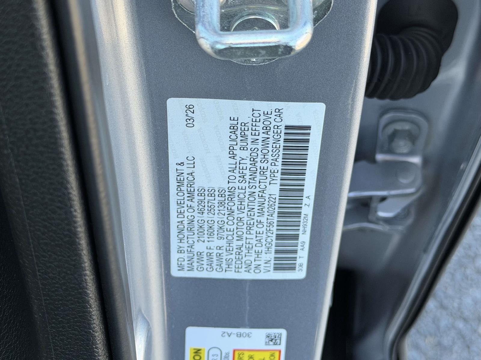 Used 2026 Honda Accord Hybrid Sedan
