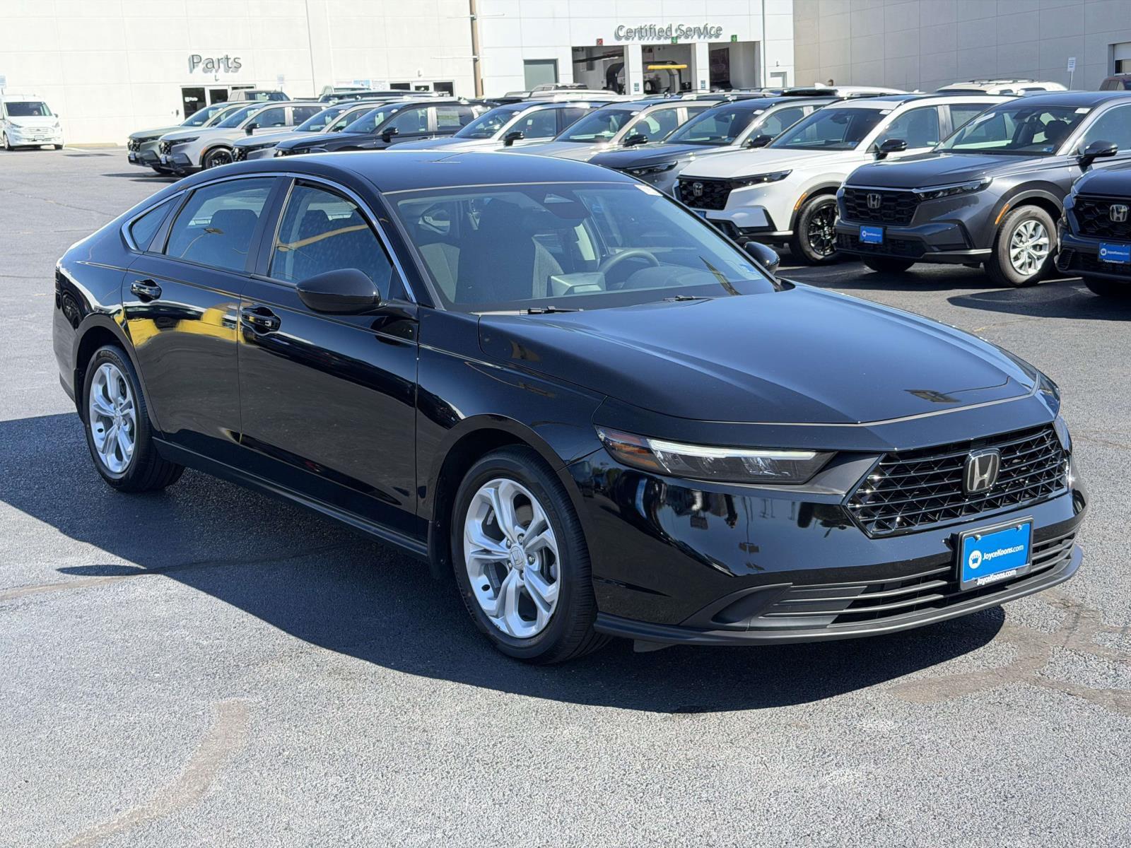Crystal Black Pearl 2024 Honda Accord Sedan Front-Wheel Drive Continuously Variable Transmission