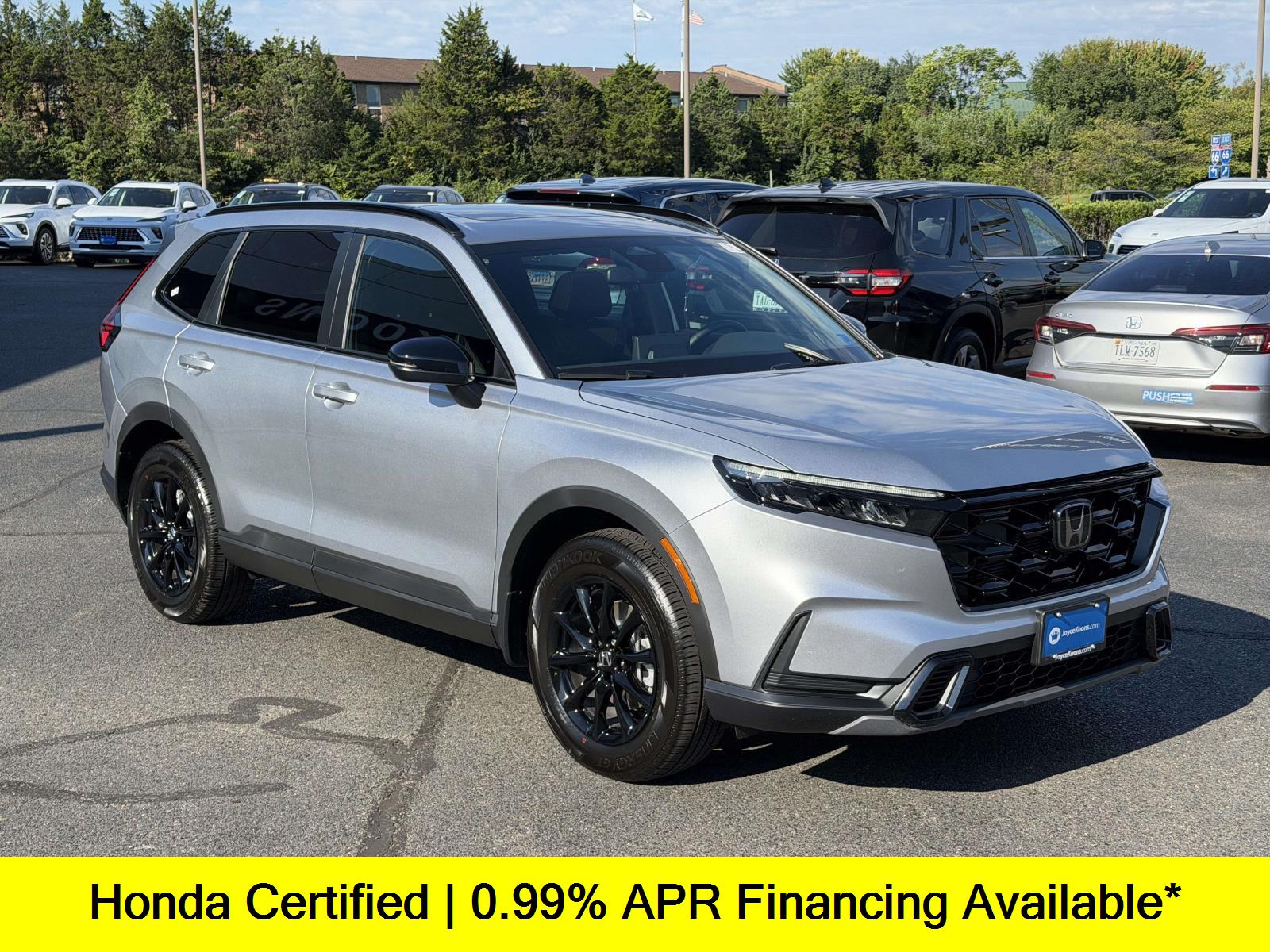 Solar Silver Metallic 2026 Honda CR-V Hybrid SUV / Crossover All-Wheel Drive Continuously Variable Transmission