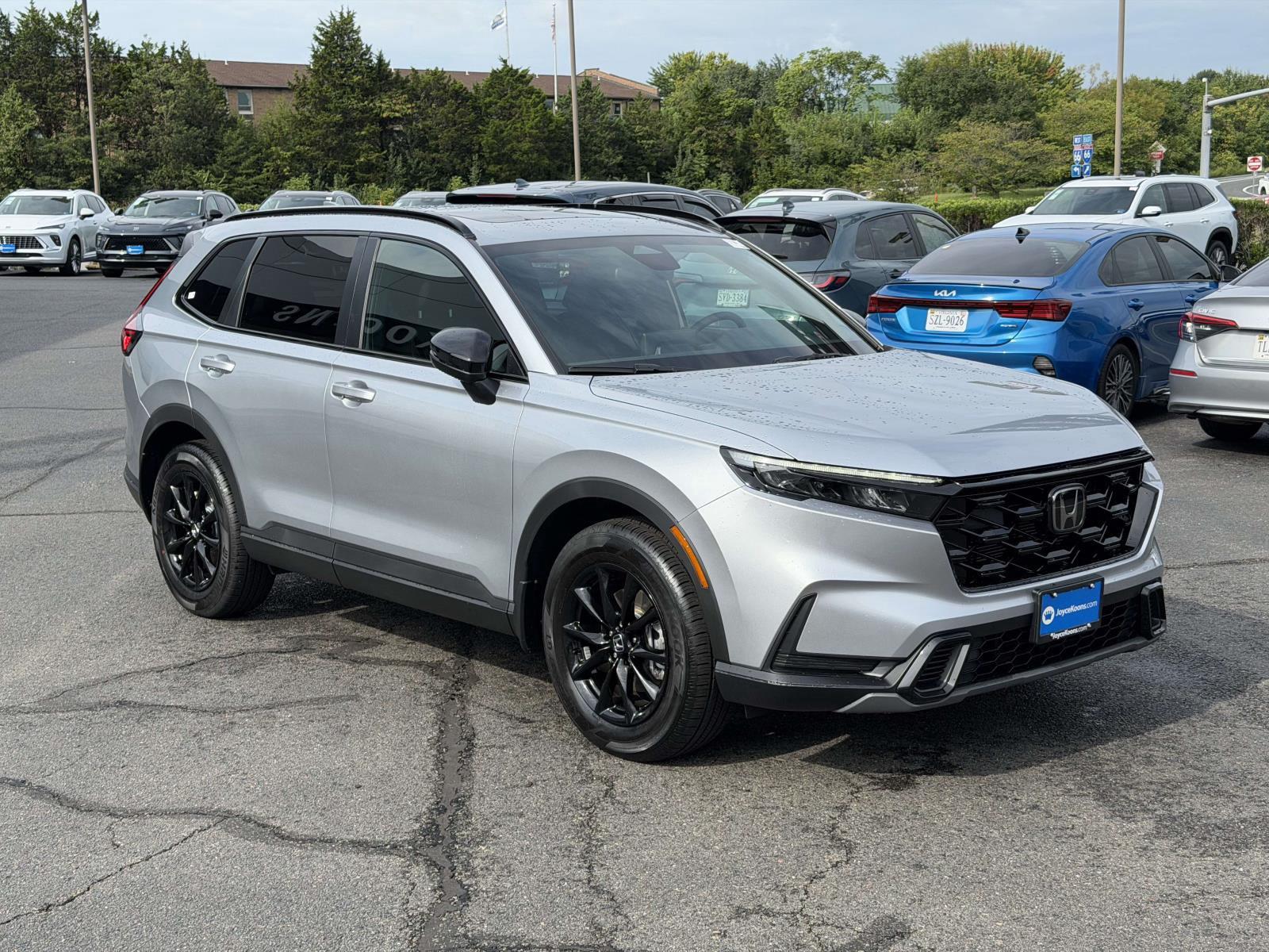 Solar Silver Metallic 2026 Honda CR-V Hybrid SUV / Crossover All-Wheel Drive Continuously Variable Transmission