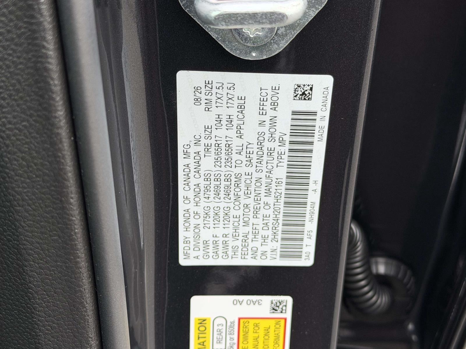 New 2026 Honda CR-V SUV