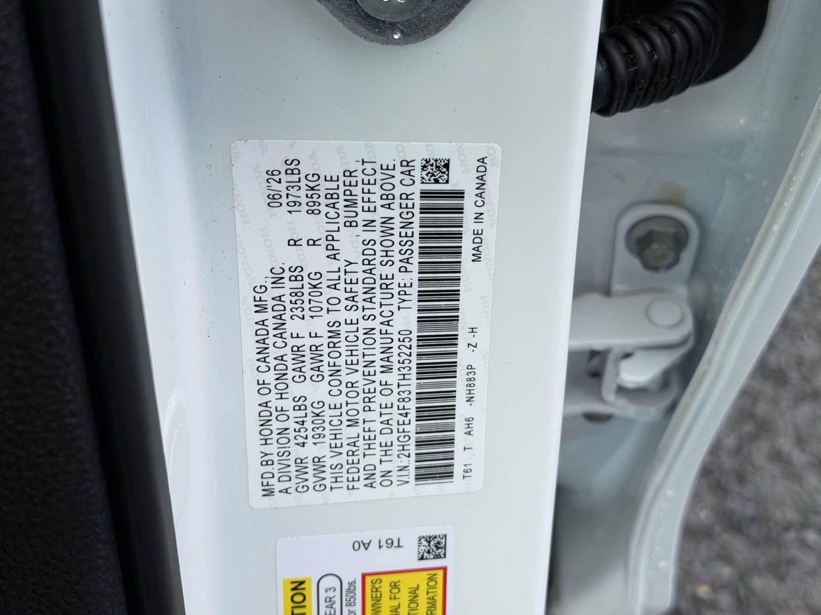 Used 2026 Honda Civic Sedan Hybrid Sedan