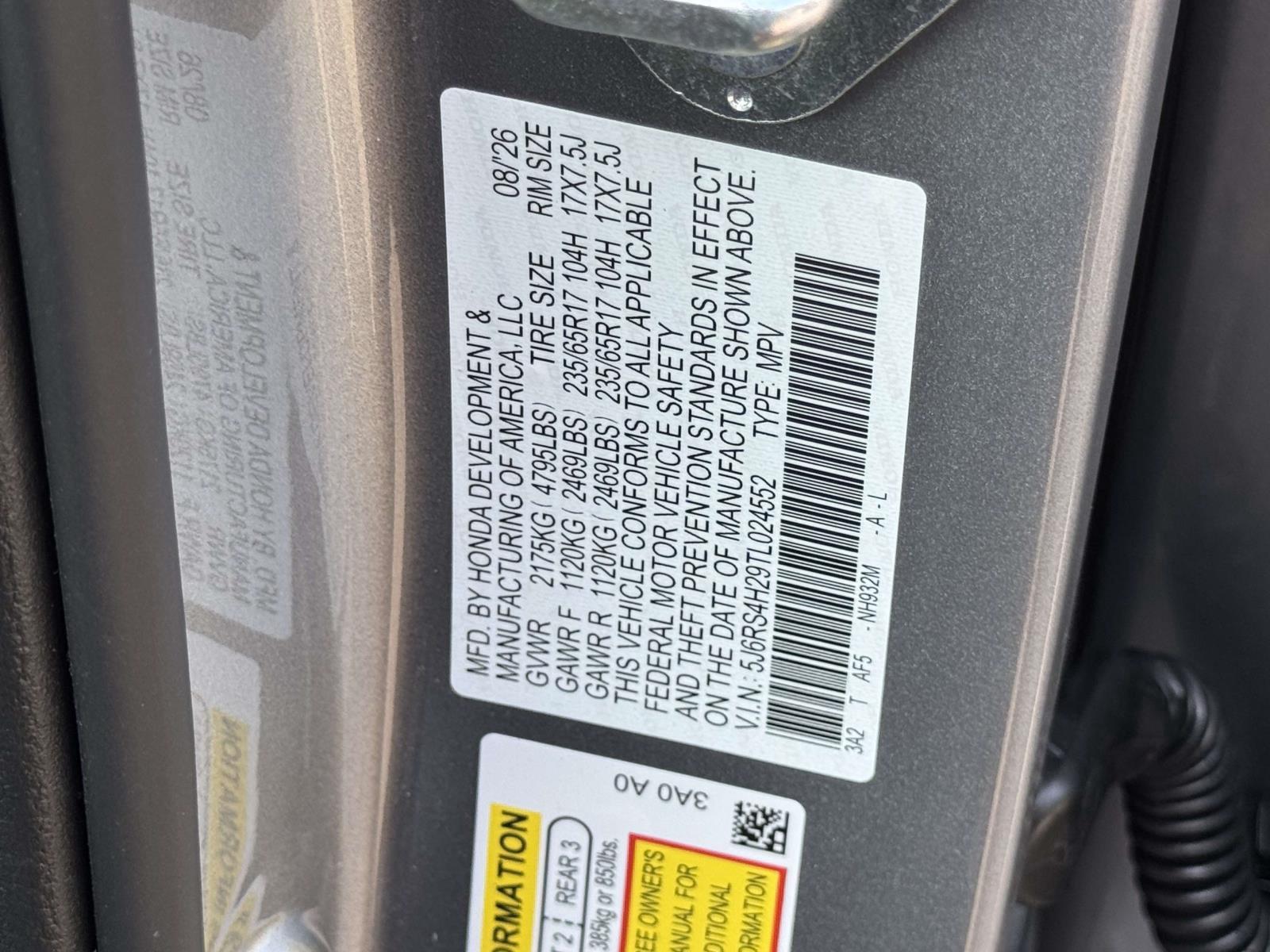 New 2026 Honda CR-V SUV