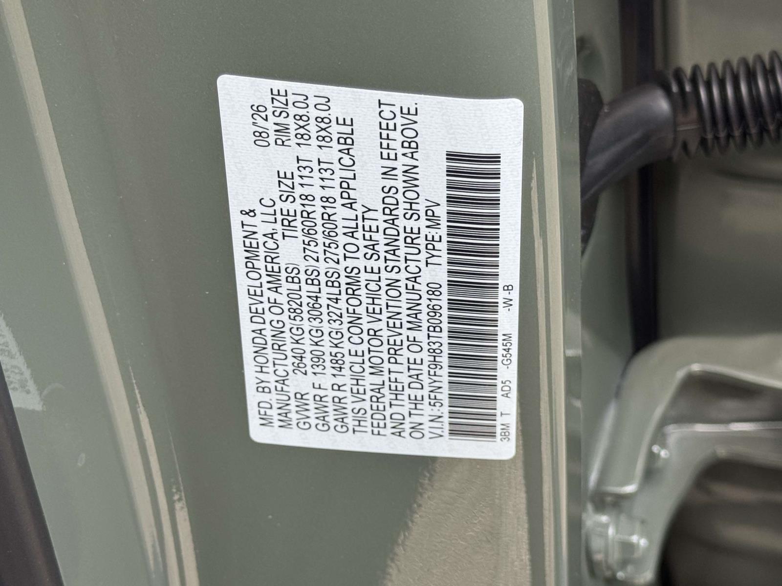New 2026 Honda Passport SUV