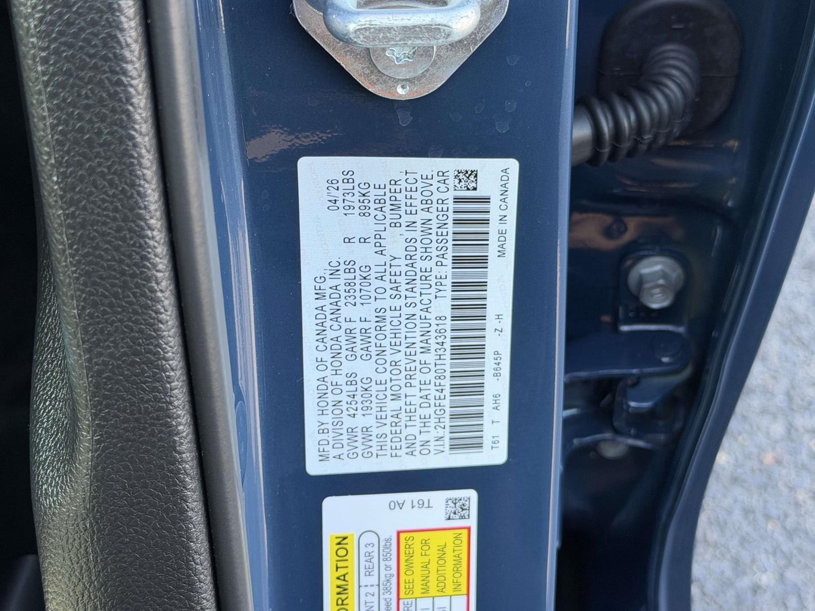 Used 2026 Honda Civic Sedan Hybrid Sedan