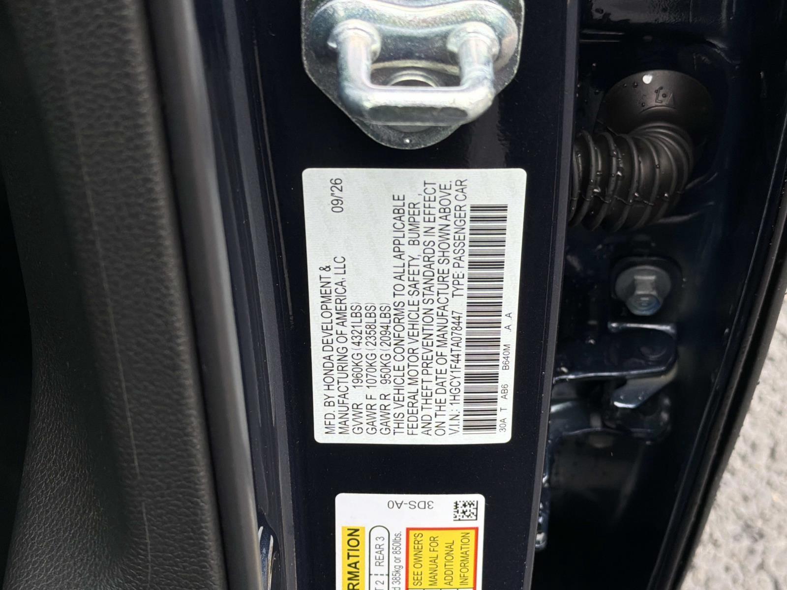 New 2026 Honda Accord Sedan Sedan