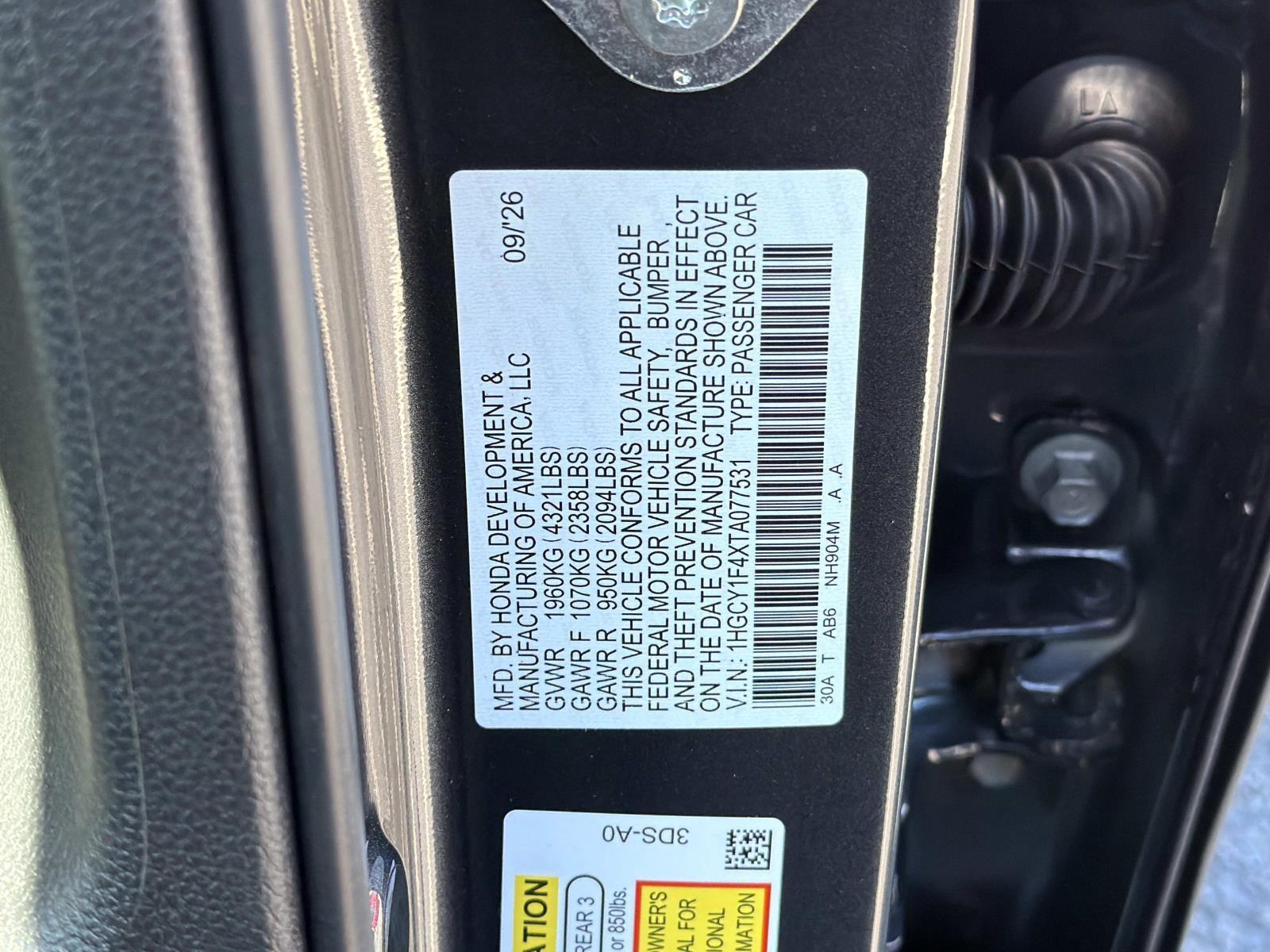New 2026 Honda Accord Sedan Sedan