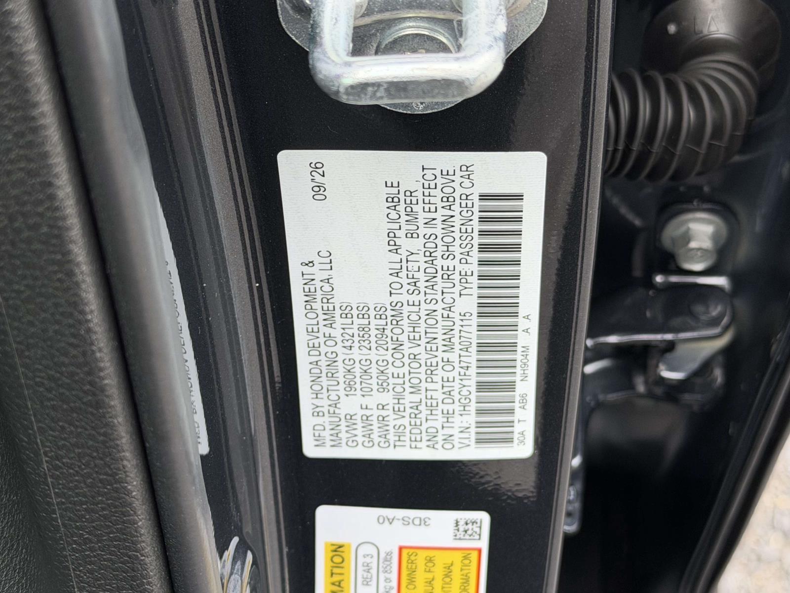 New 2026 Honda Accord Sedan Sedan