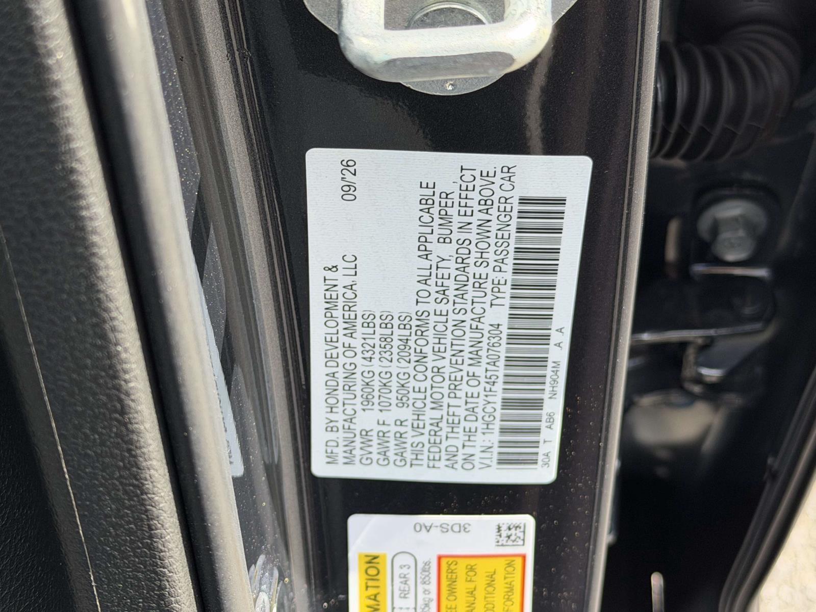 New 2026 Honda Accord Sedan Sedan