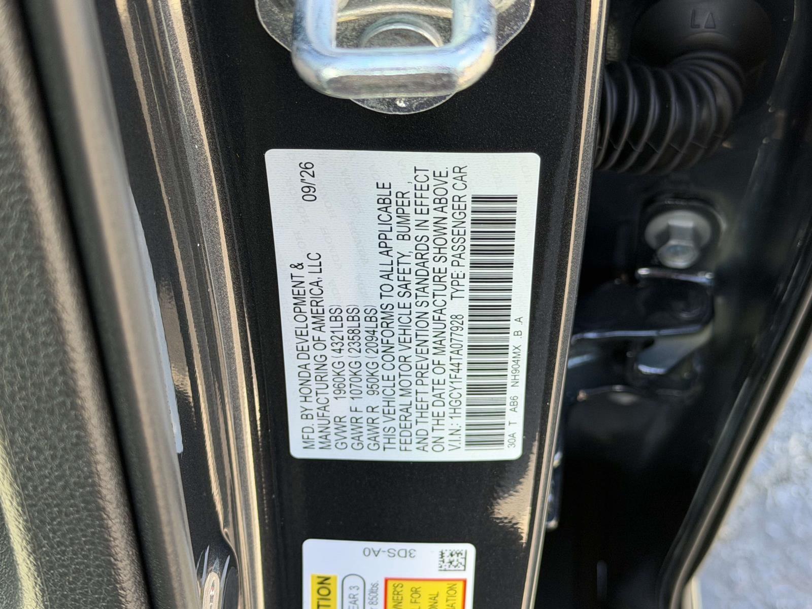 New 2026 Honda Accord Sedan Sedan