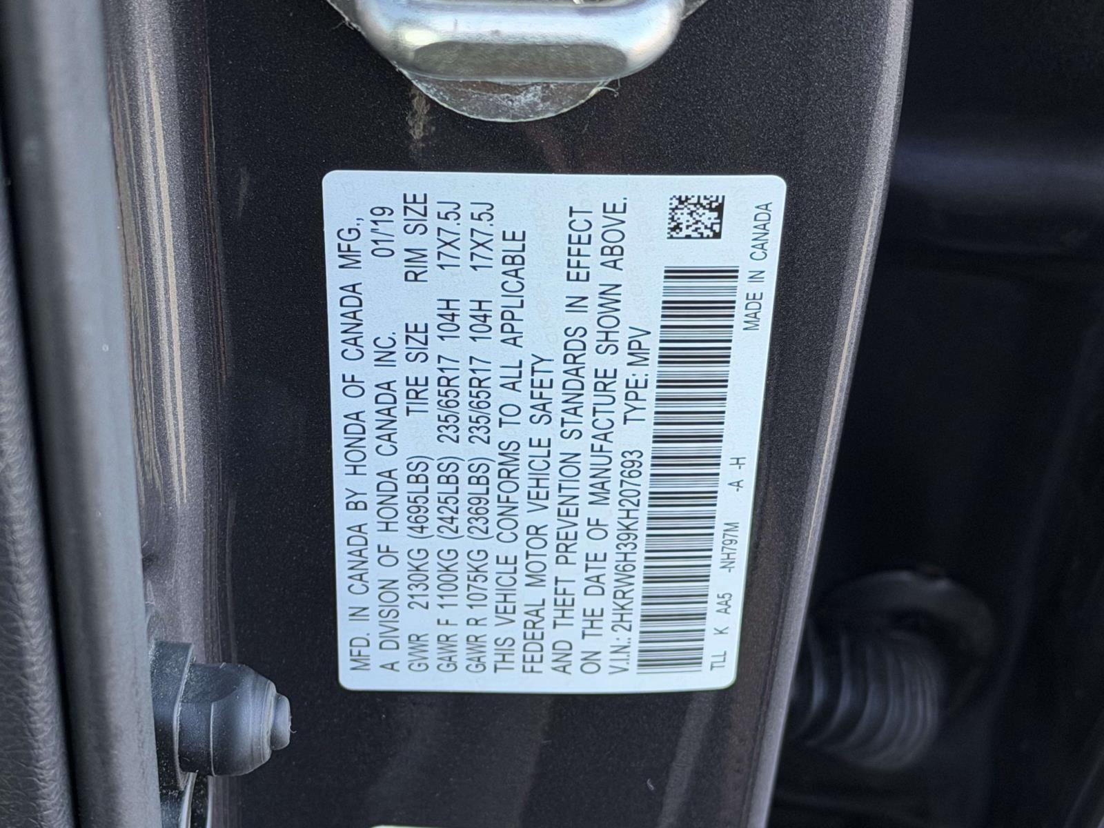 Used 2019 Honda CR-V SUV