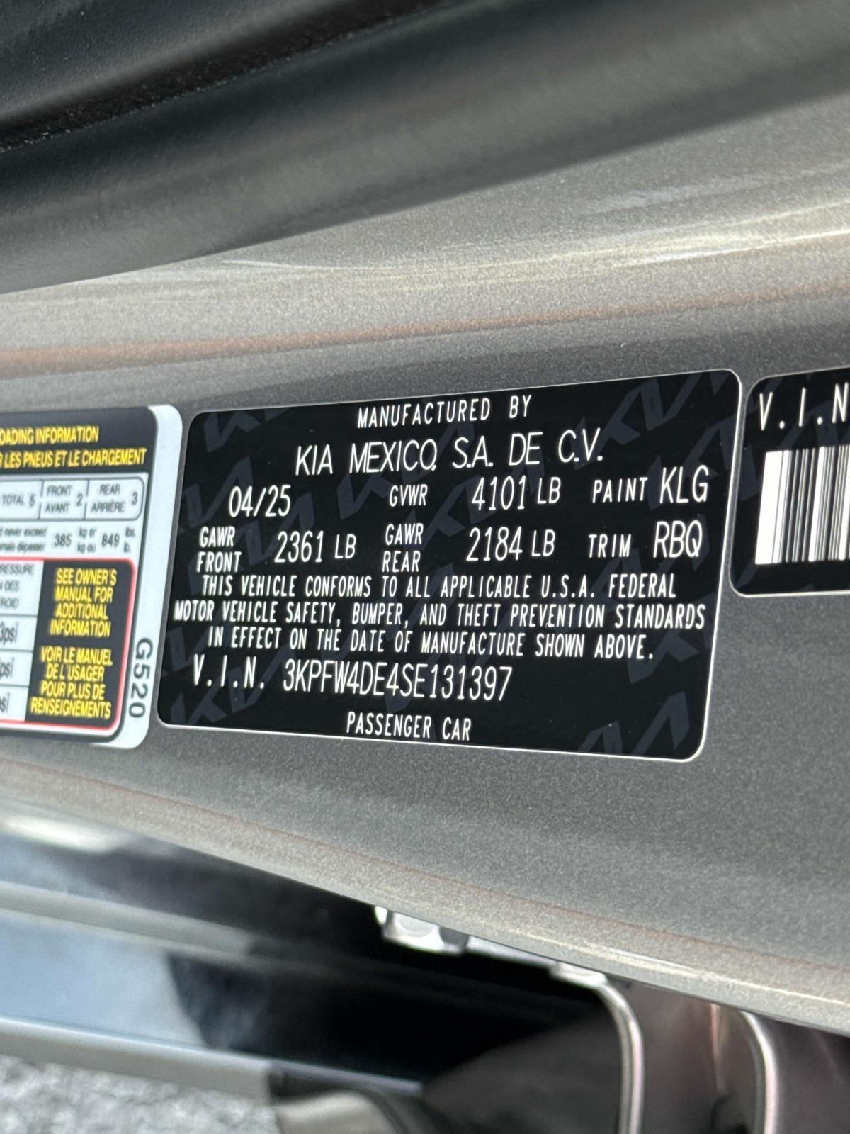 Used 2025 Kia K4 Sedan