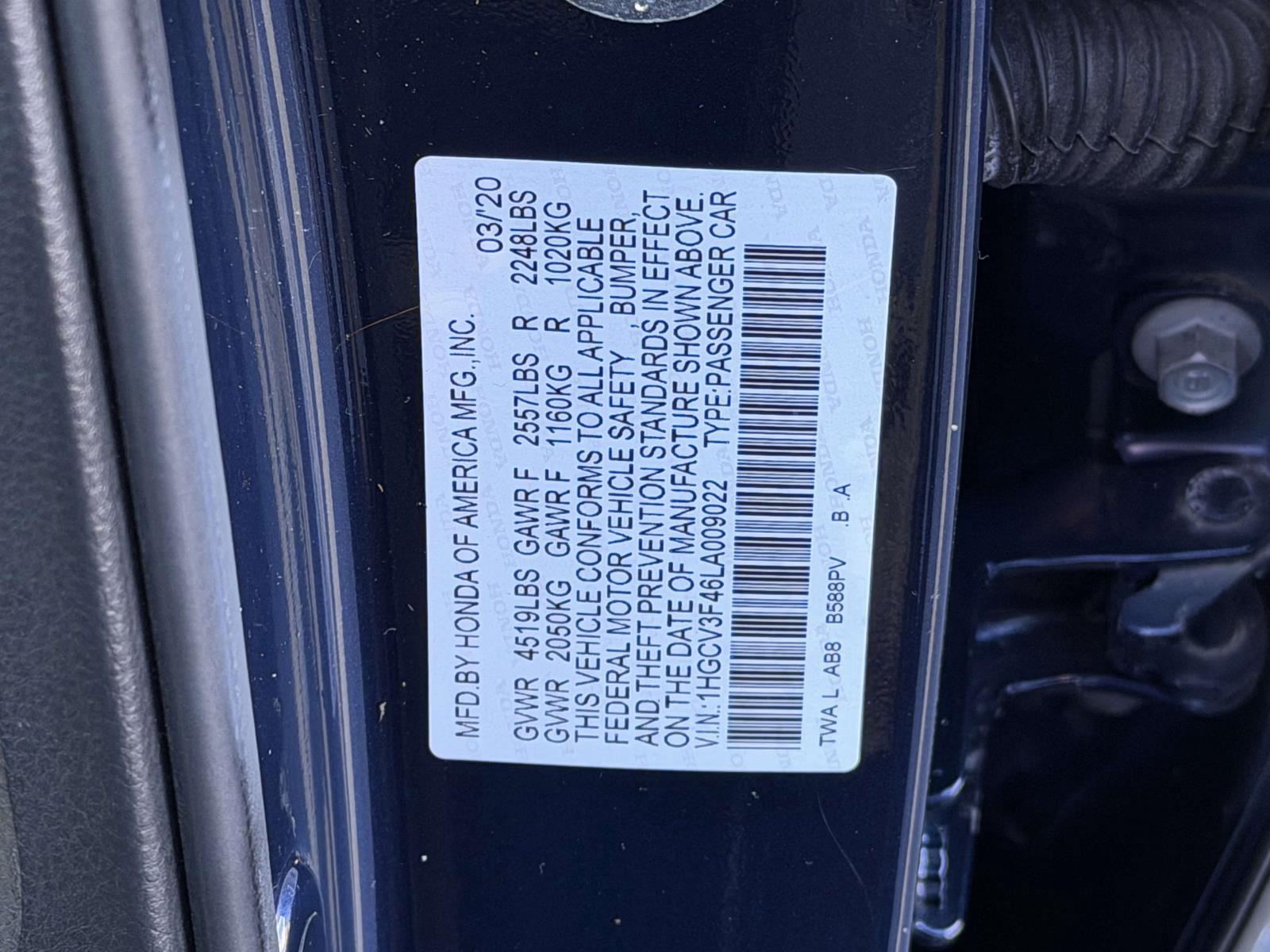 Used 2020 Honda Accord Hybrid Sedan