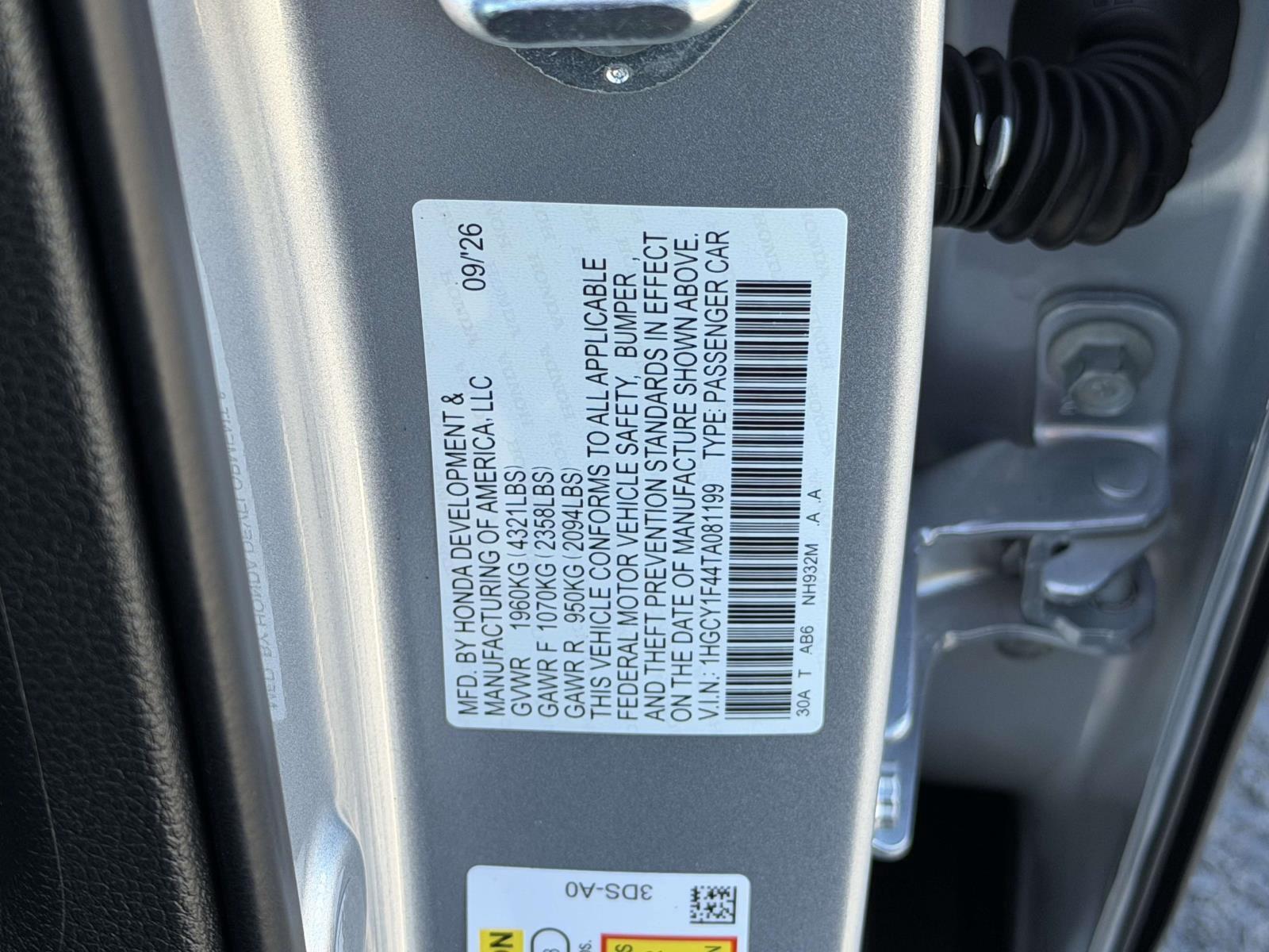 New 2026 Honda Accord Sedan Sedan