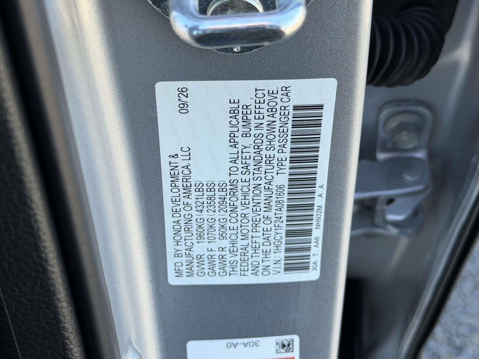 New 2026 Honda Accord Sedan Sedan