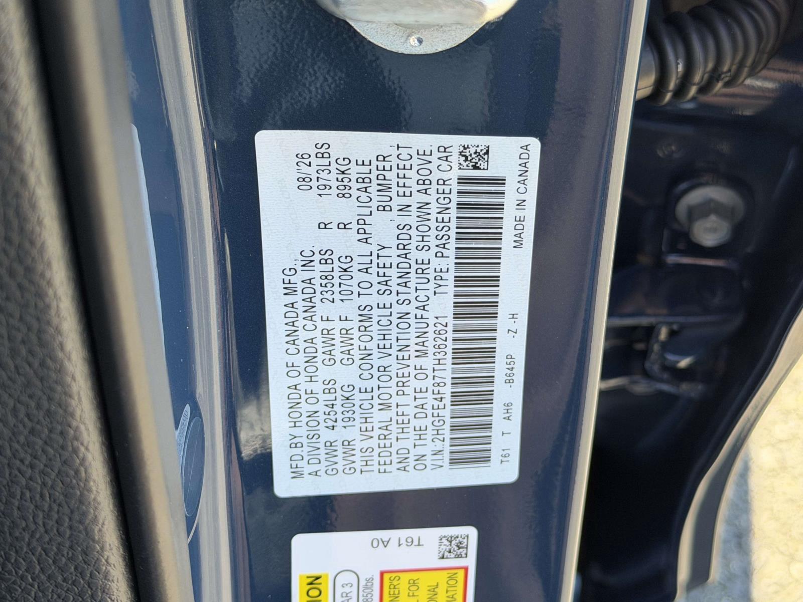 New 2026 Honda Civic Sedan Hybrid Sedan