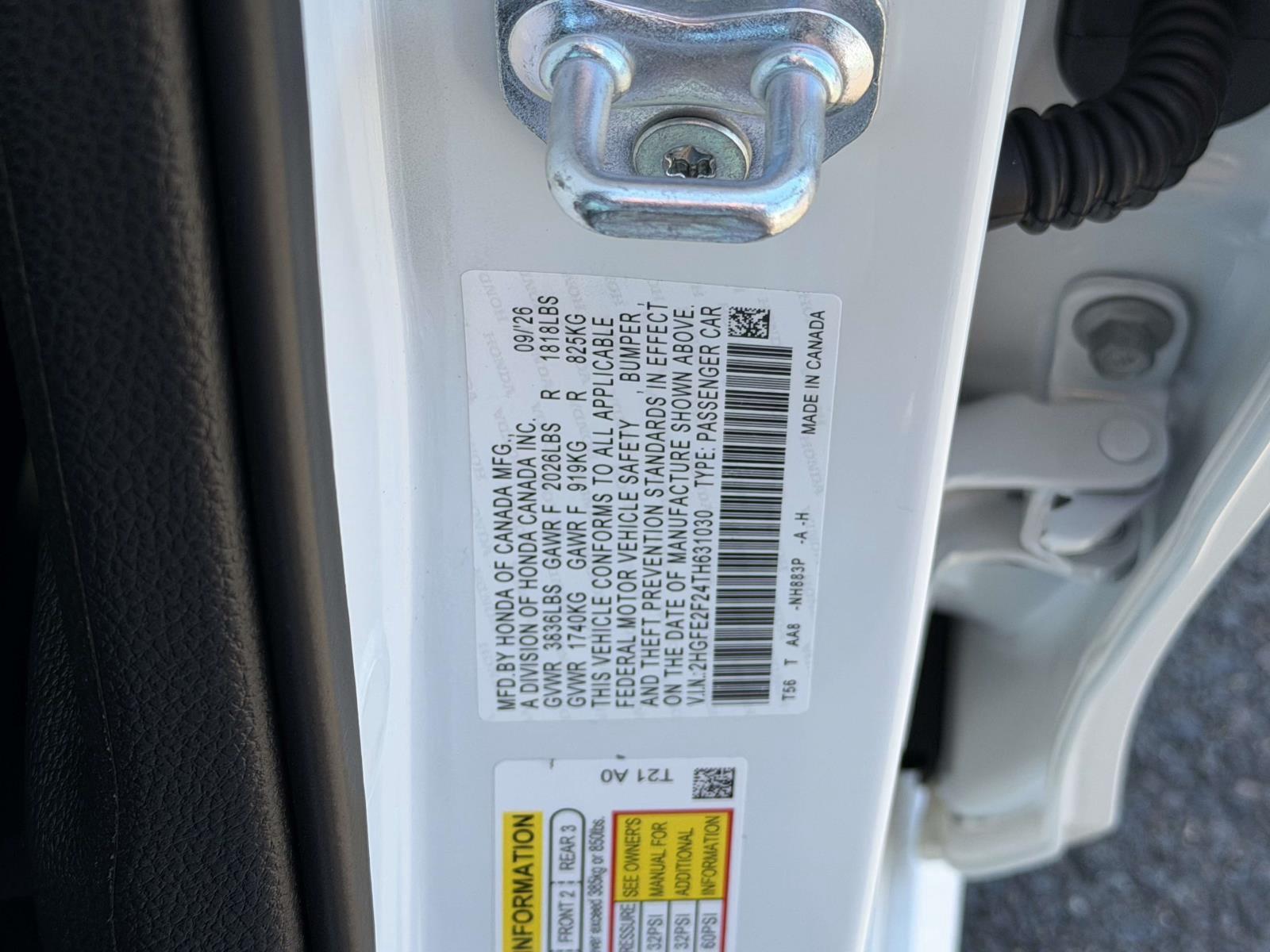 New 2026 Honda Civic Sedan Sedan