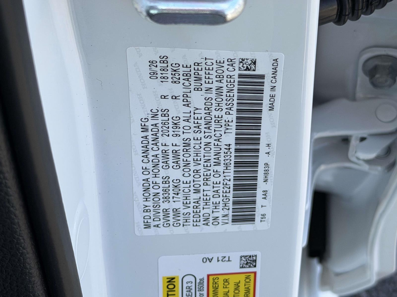 New 2026 Honda Civic Sedan Sedan