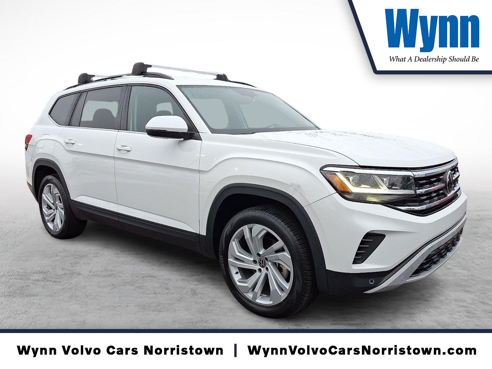 Pure White 2023 Volkswagen Atlas SUV / Crossover All-Wheel Drive Automatic