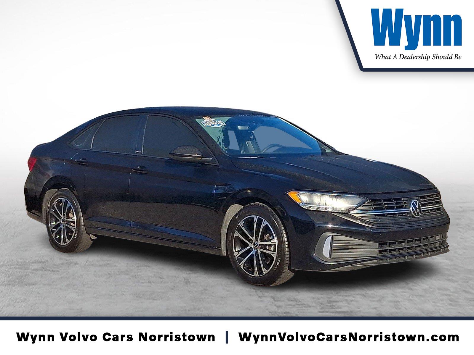Deep Black Pearl 2023 Volkswagen Jetta Sedan Front-Wheel Drive Automatic