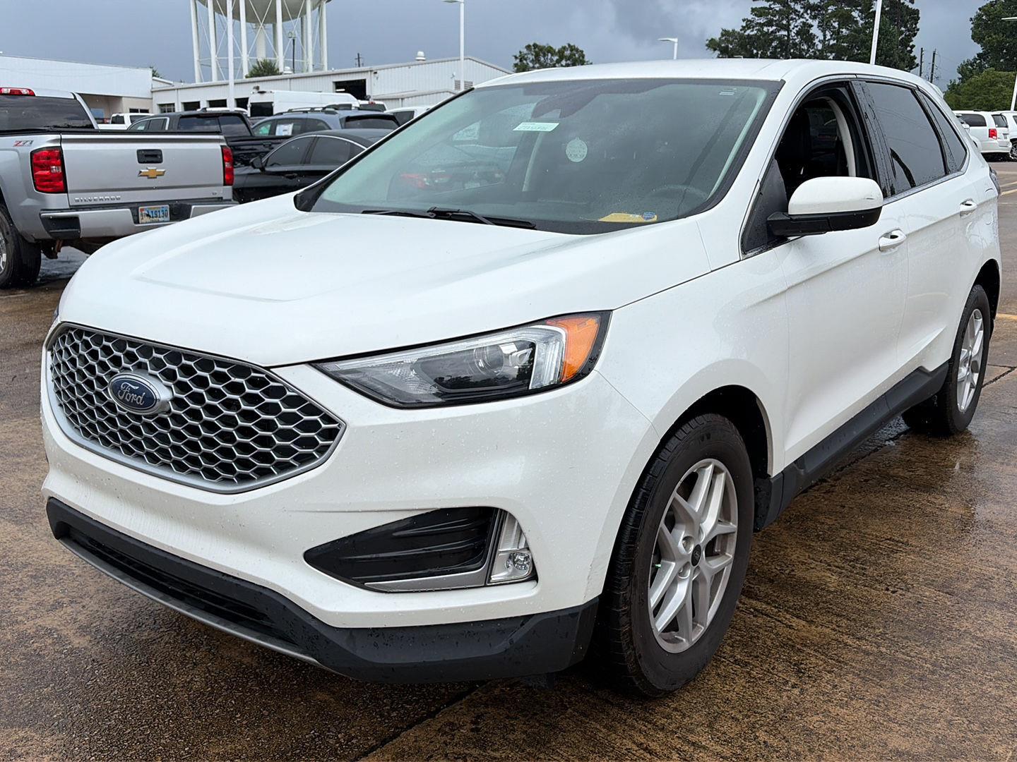 Star White Metallic Tri-Coat 2024 Ford Edge SUV / Crossover All-Wheel Drive 8-Speed Automatic