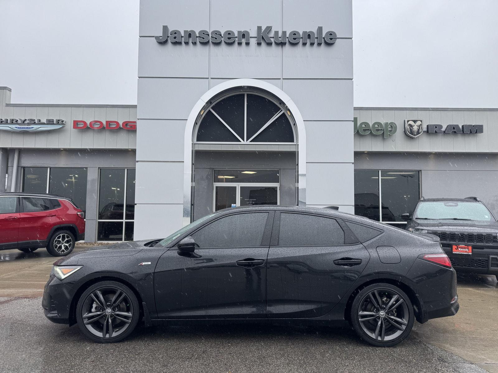Majestic Black Pearl 2024 Acura Integra FWD with Technology and A-SPEC Package Sedan Front-Wheel Drive 6-Speed Manual