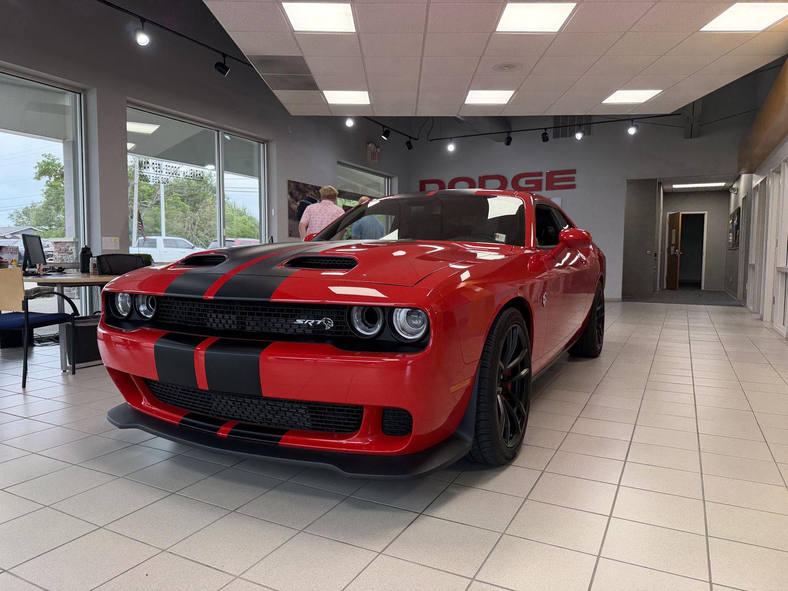 Torred Clearcoat 2023 Dodge Challenger Coupe Rear-Wheel Drive 8-Speed Automatic