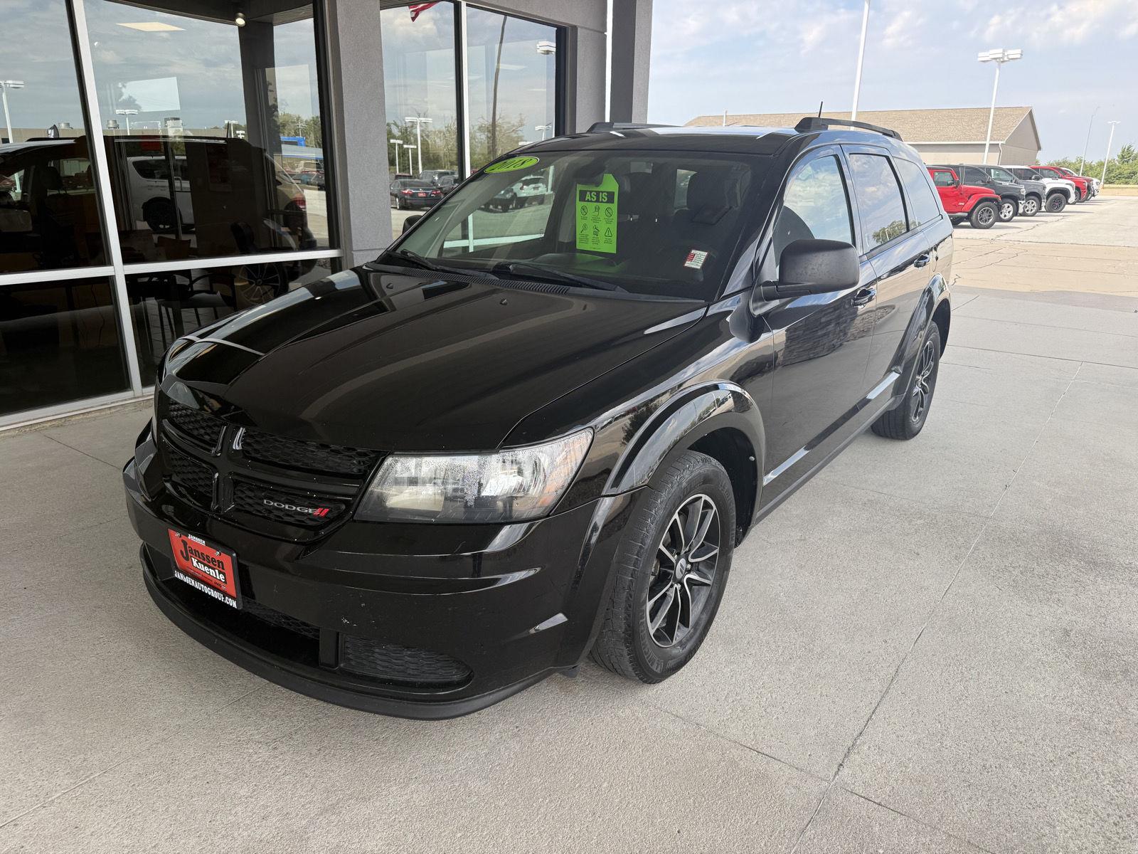 Pitch Black Clearcoat 2018 Dodge Journey SUV / Crossover Front-Wheel Drive 4-Speed Automatic