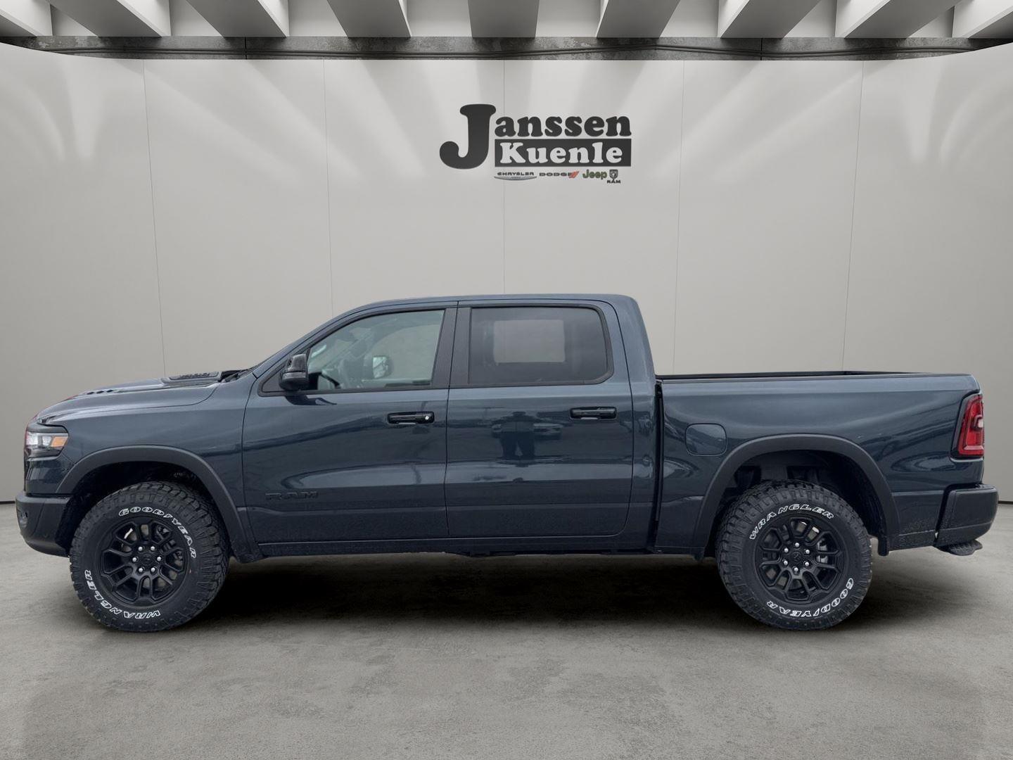 Forged Blue Metallic 2026 RAM 1500 Rebel Crew Cab 4WD Pickup Truck Four-Wheel Drive 8-Speed Automatic
