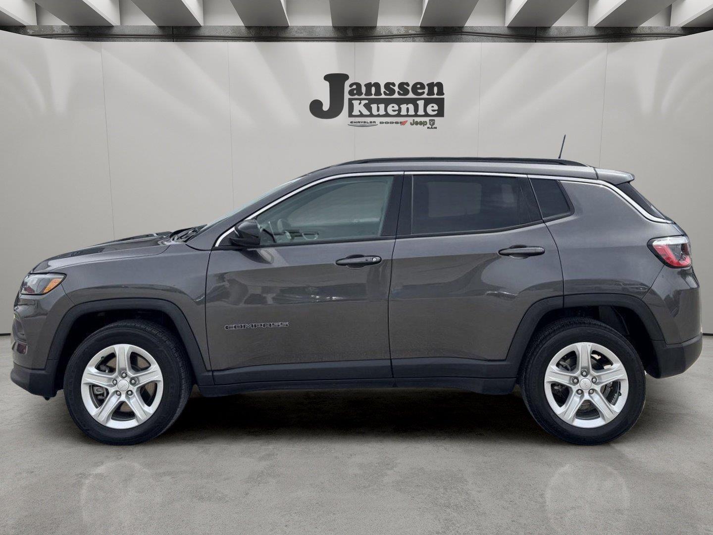 Gray (Granite Crystal Metallic Clearcoat) 2023 Jeep Compass SUV / Crossover Four-Wheel Drive 8-Speed Automatic