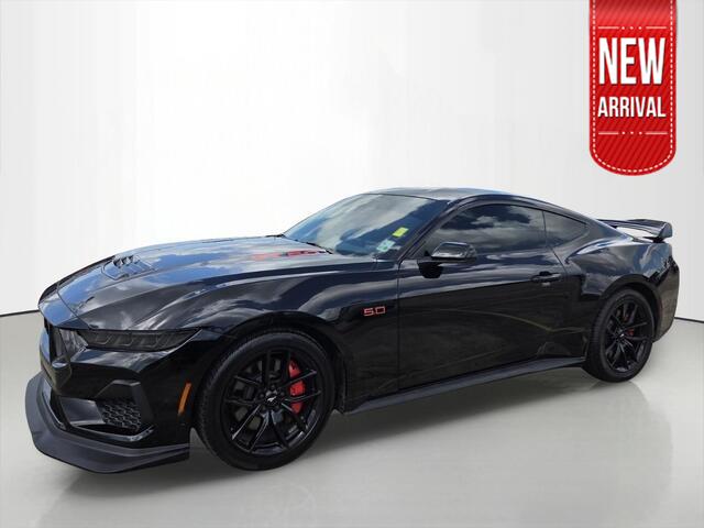 Shadow Black 2025 Ford Mustang Coupe Rear-Wheel Drive Automatic