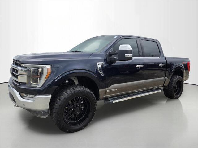 Antimatter Blue Metallic 2022 Ford F-150 Pickup Truck Four-Wheel Drive Automatic