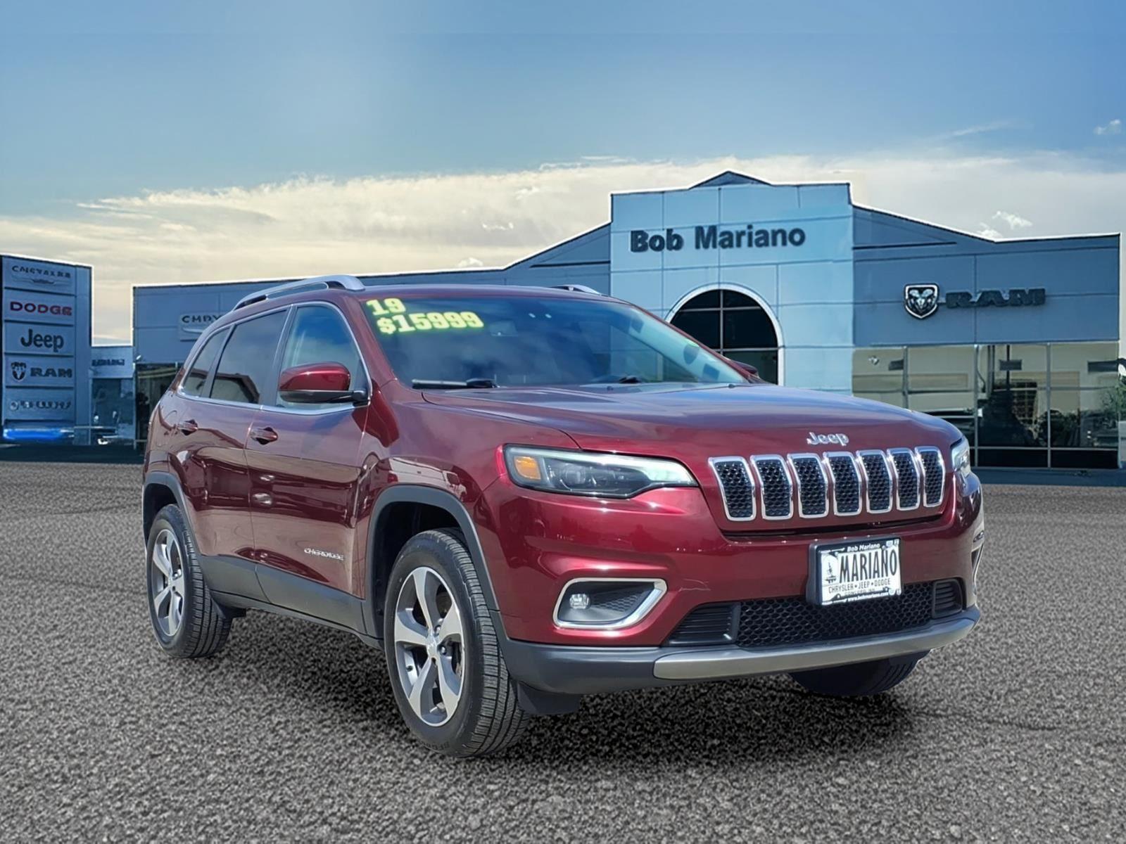 Velvet Red Pearlcoat 2019 Jeep Cherokee Limited 4WD SUV / Crossover Four-Wheel Drive 9-Speed Automatic