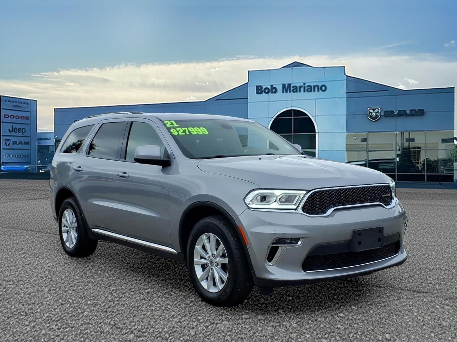 Silver (Billet Clearcoat) 2021 Dodge Durango SUV / Crossover All-Wheel Drive 8-Speed Automatic