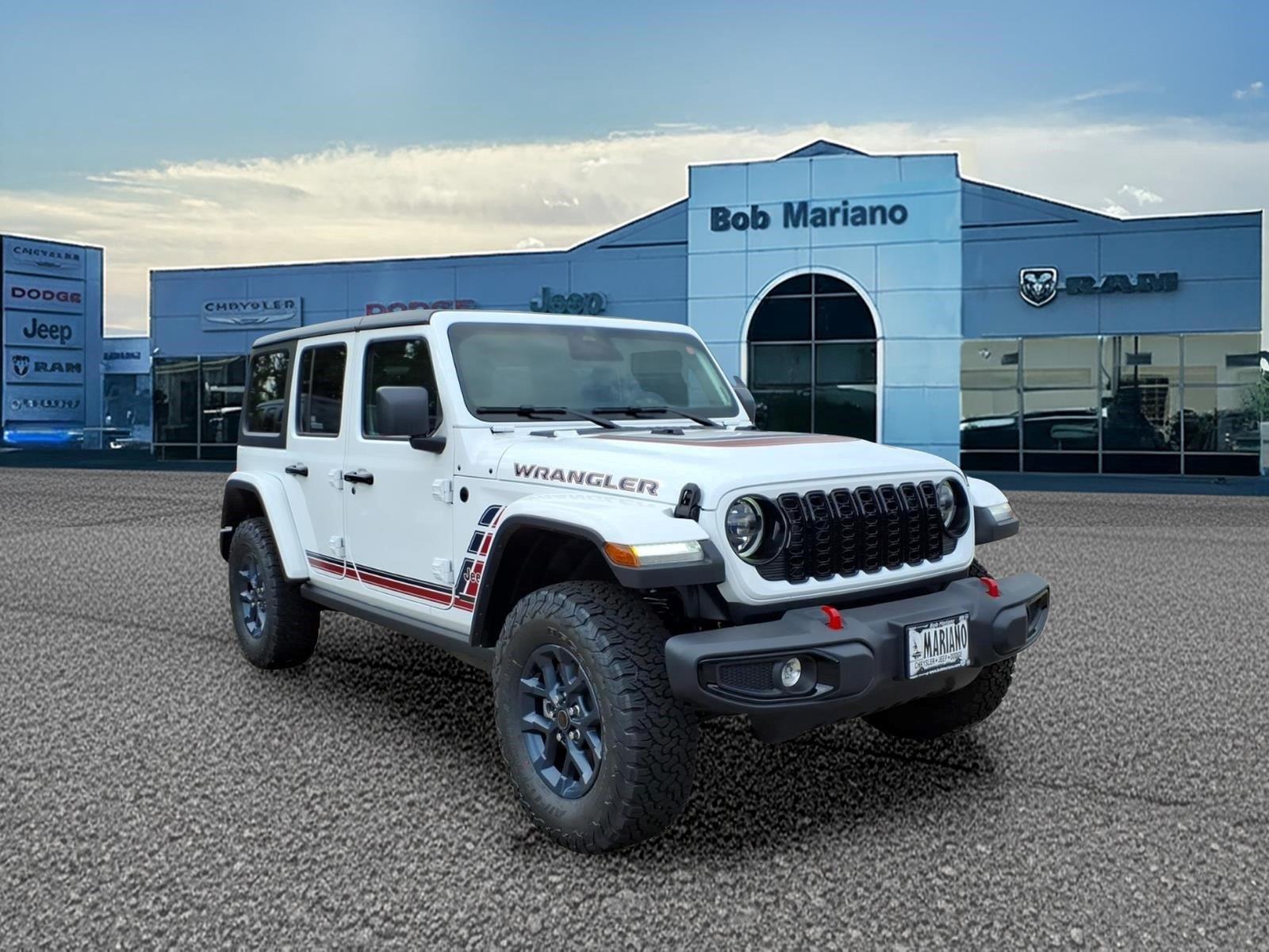 Bright White Clearcoat 2026 Jeep Wrangler SUV / Crossover Four-Wheel Drive 8-Speed Automatic